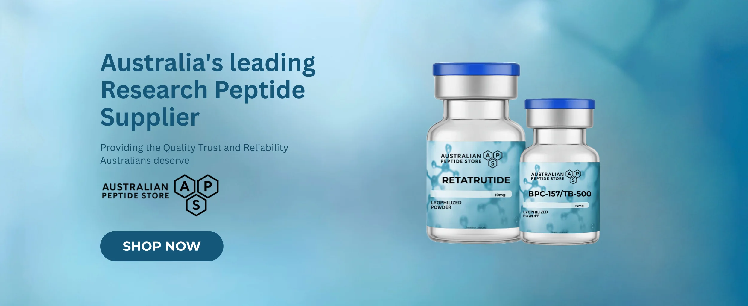 Main Banner - Australian Peptide Store